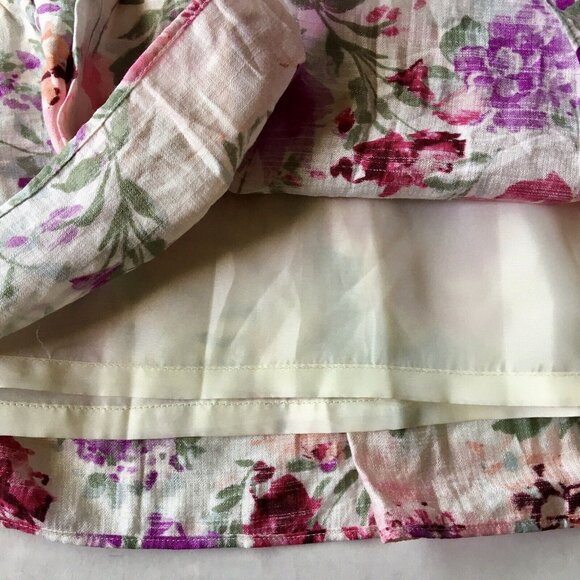 Express Floral Mini Skirt Women’s Size‎ 6 - Picture 3 of 7